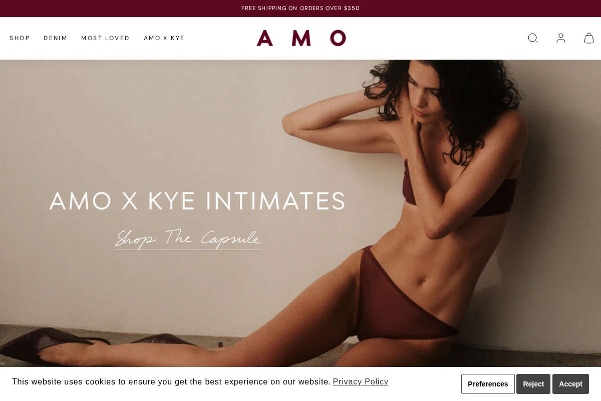 amodenim.com homepage screenshot