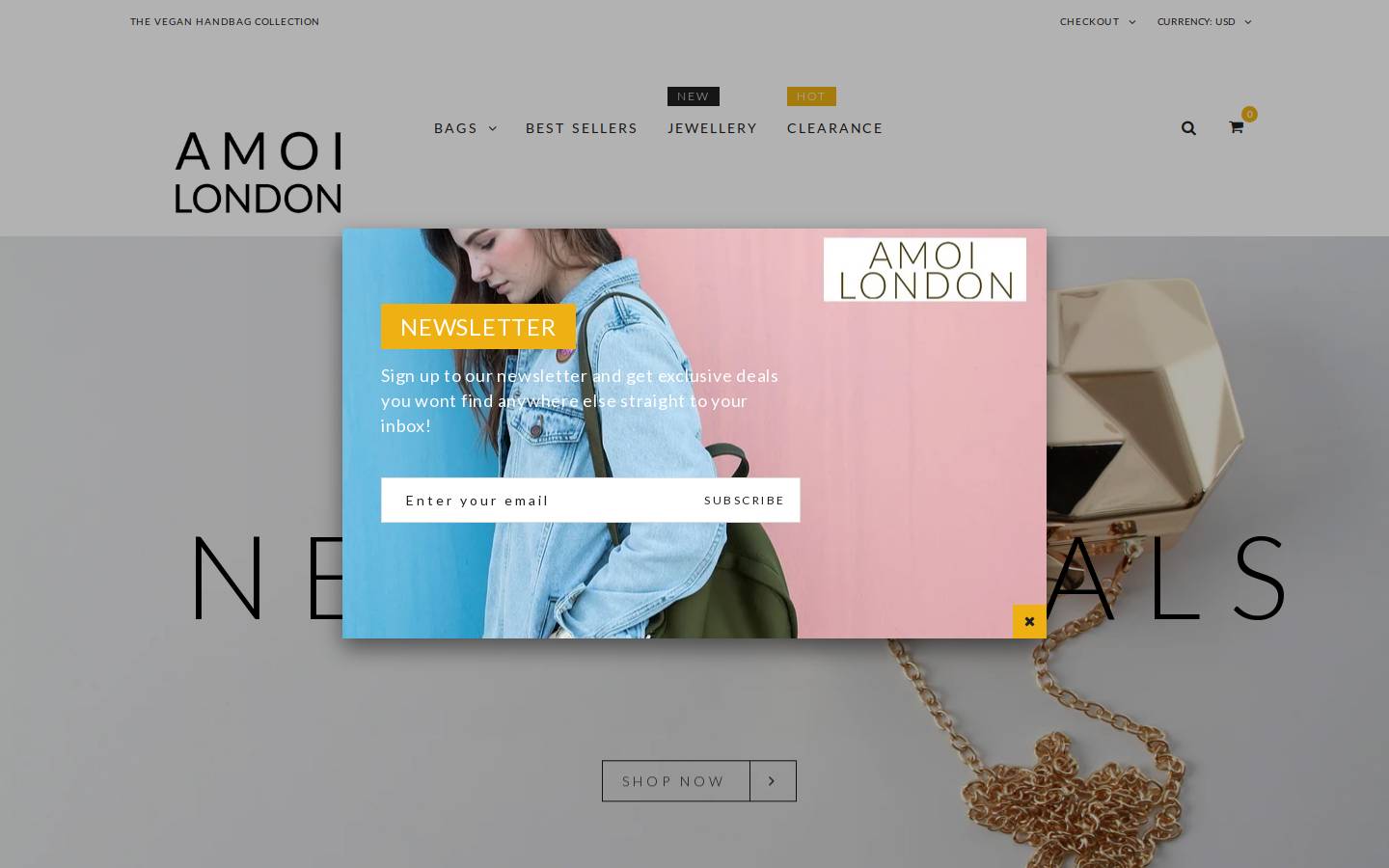 amoilondon.com homepage screenshot