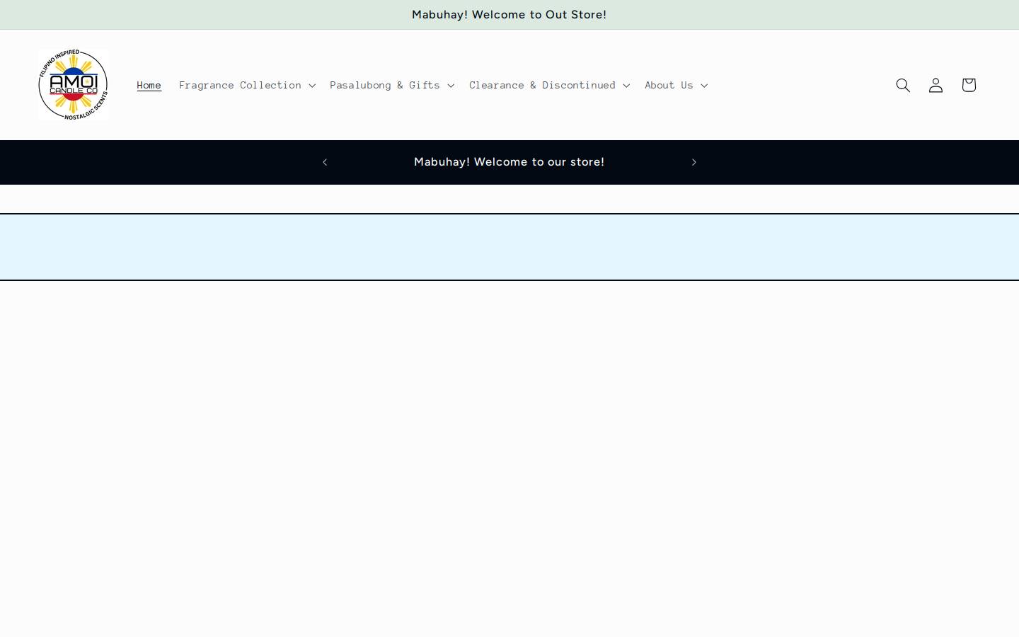 amoistore.com homepage screenshot