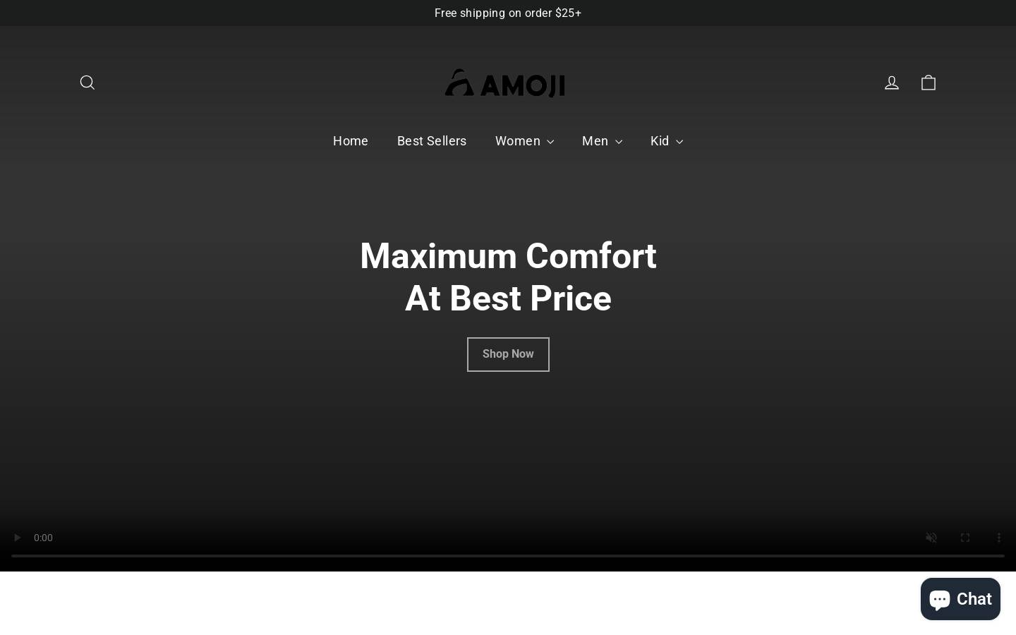 amoji.com homepage screenshot