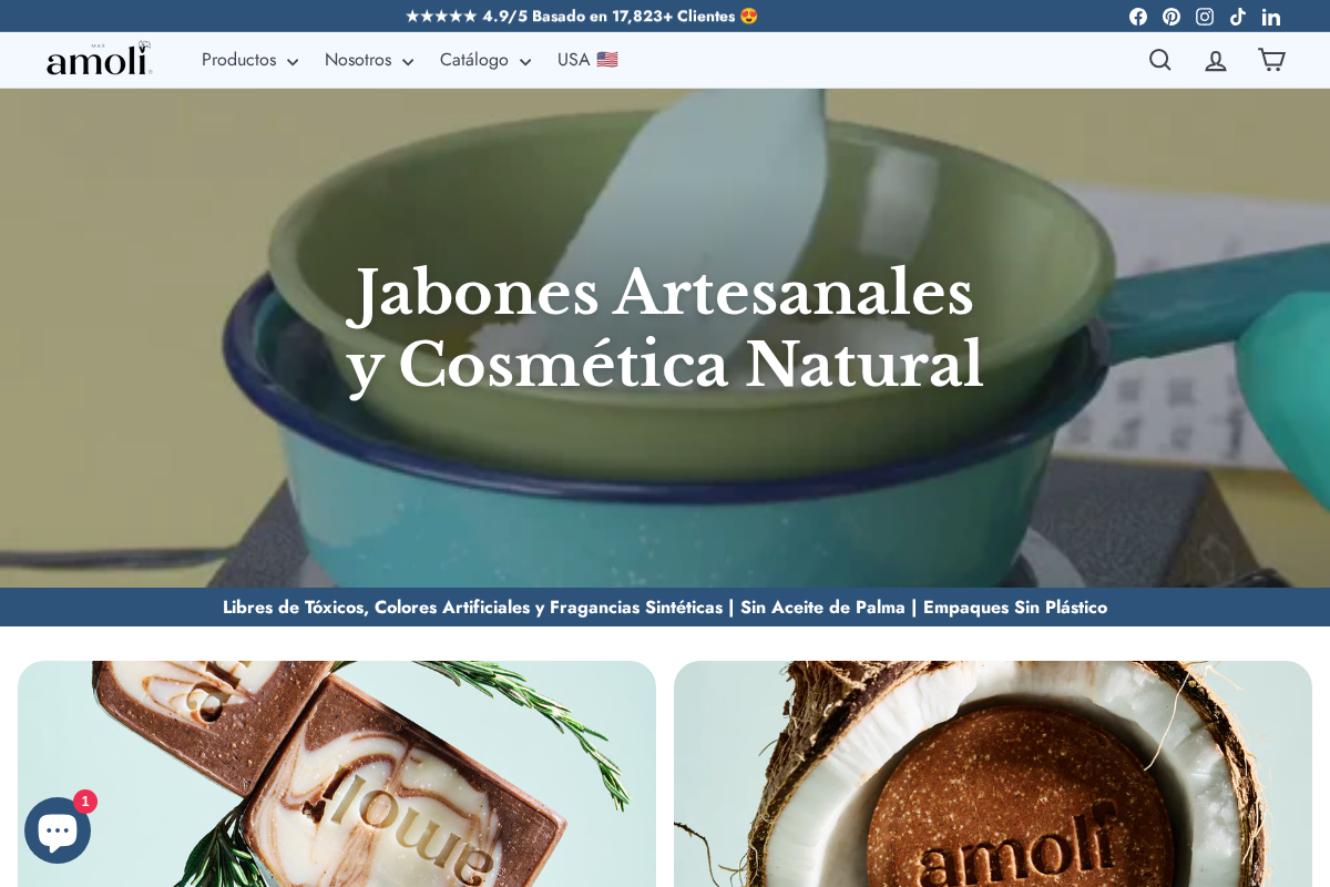 Mar Amoli homepage screenshot