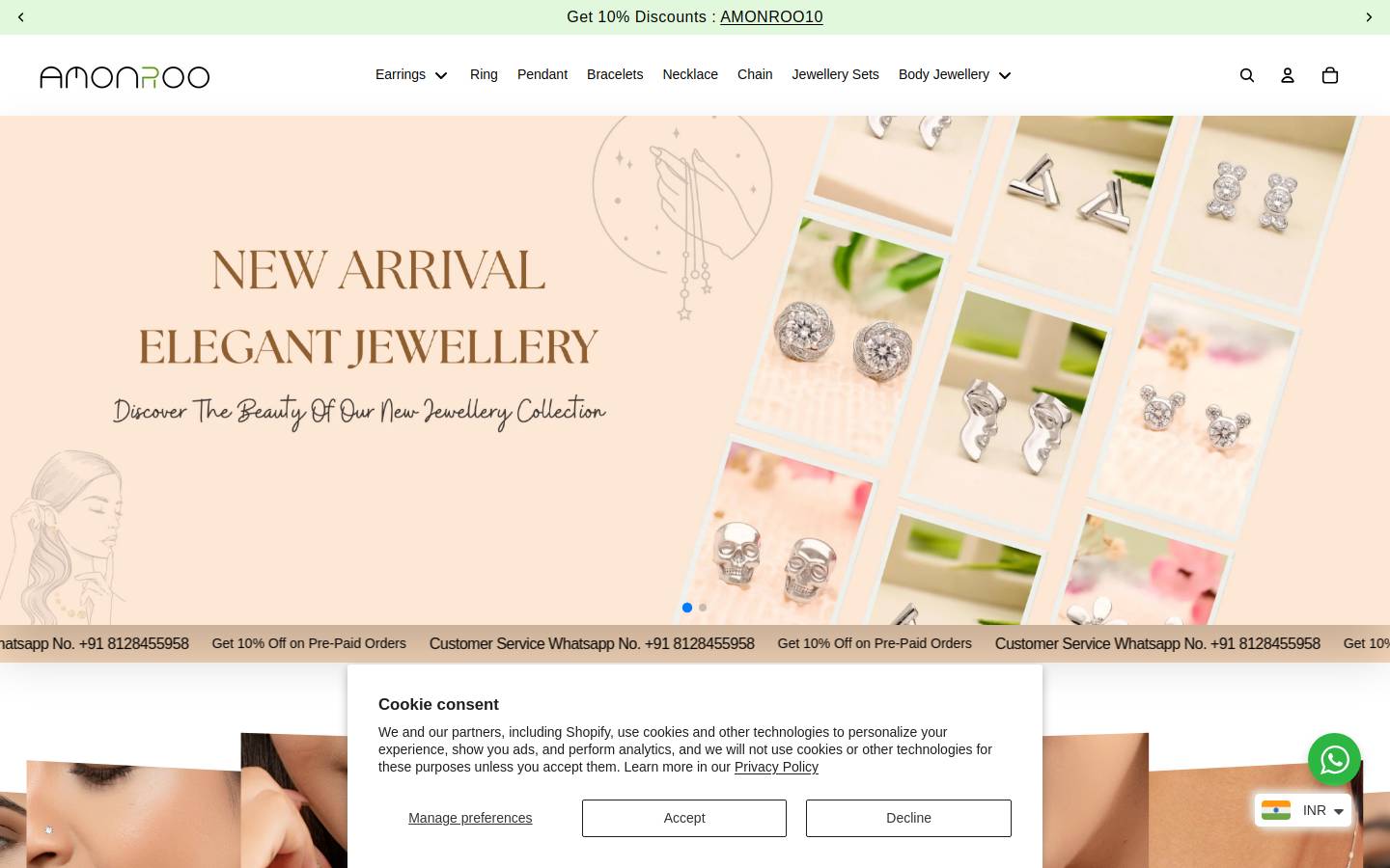 amonroo.com homepage screenshot
