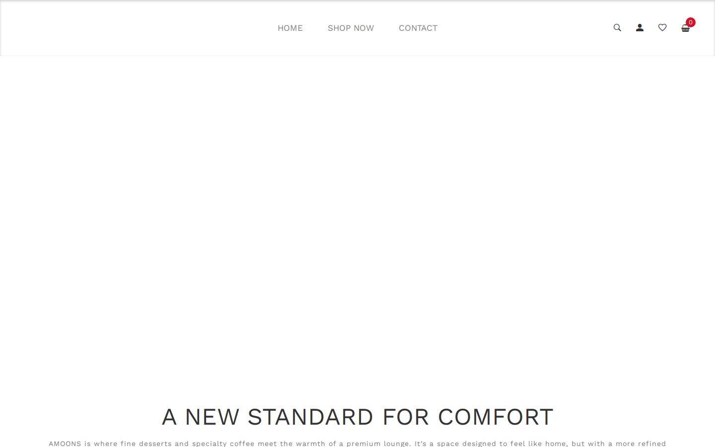 amoondessertshop.com homepage screenshot