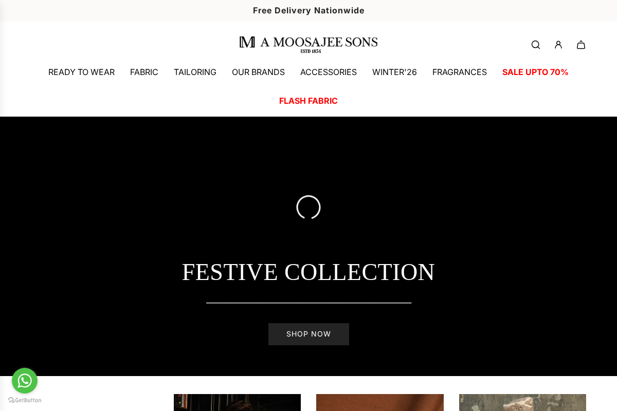 amoosajeesons.com homepage screenshot