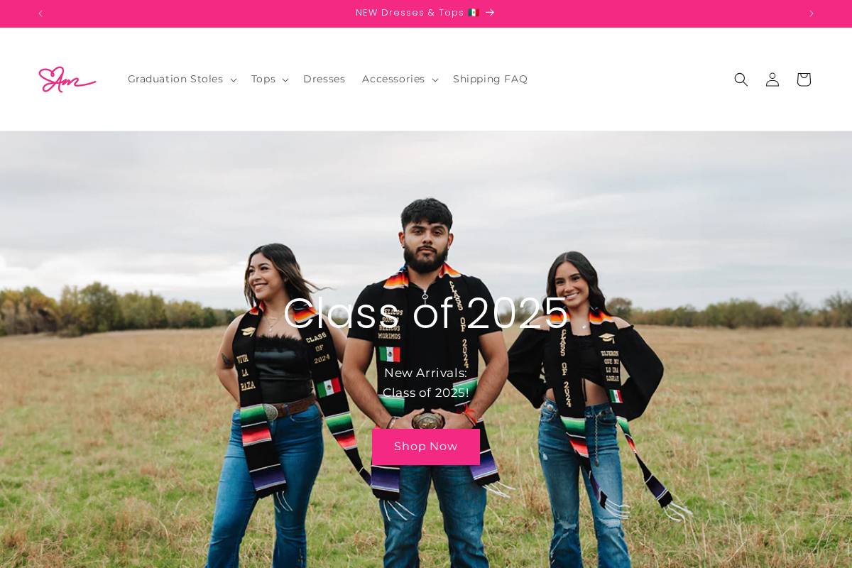 amoramexicoboutique.com homepage screenshot