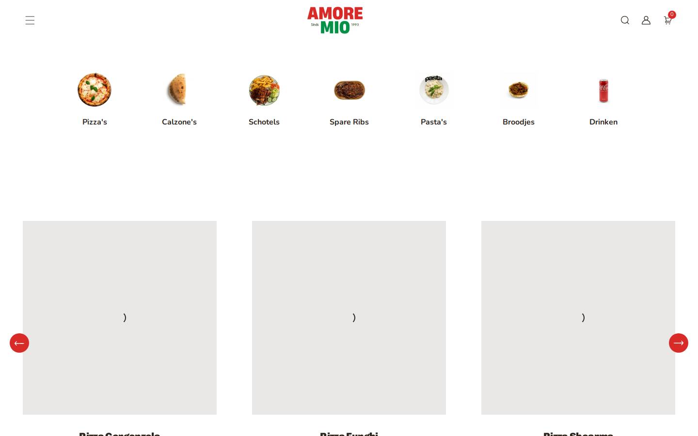 amore-mio.nl homepage screenshot