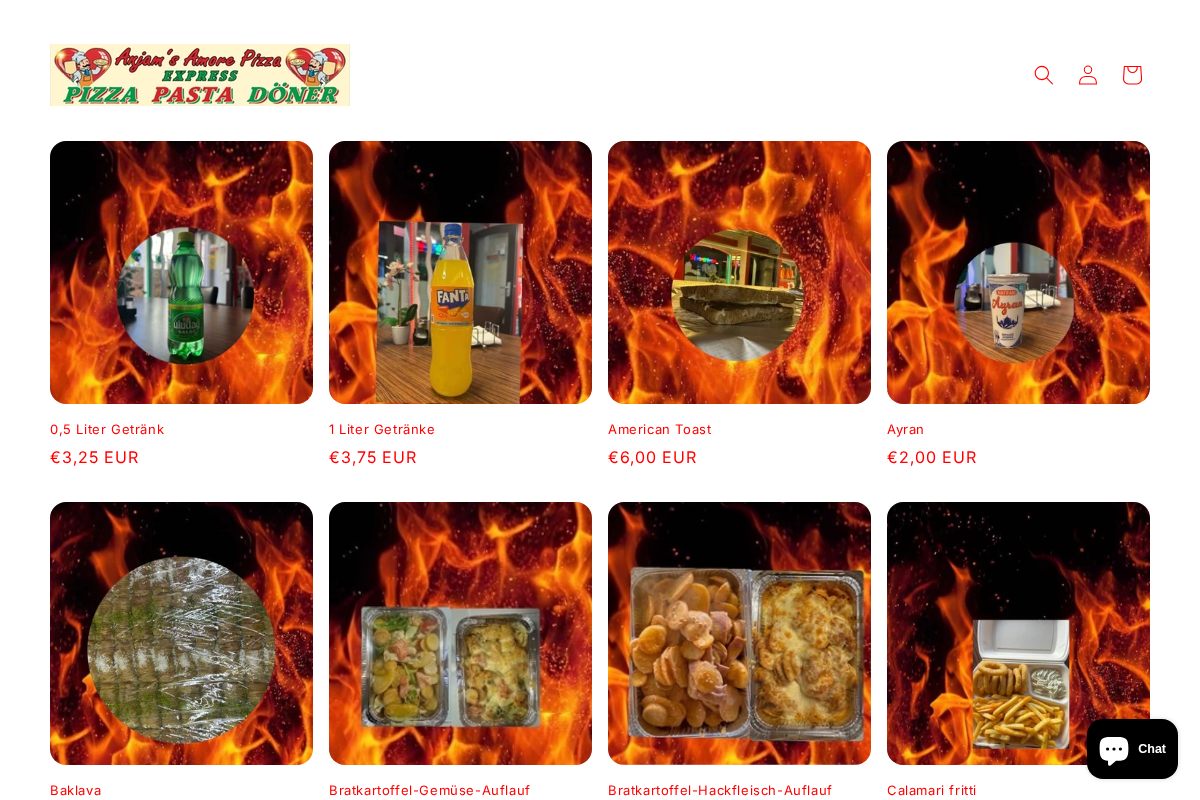 amore-pizza-express.com homepage screenshot