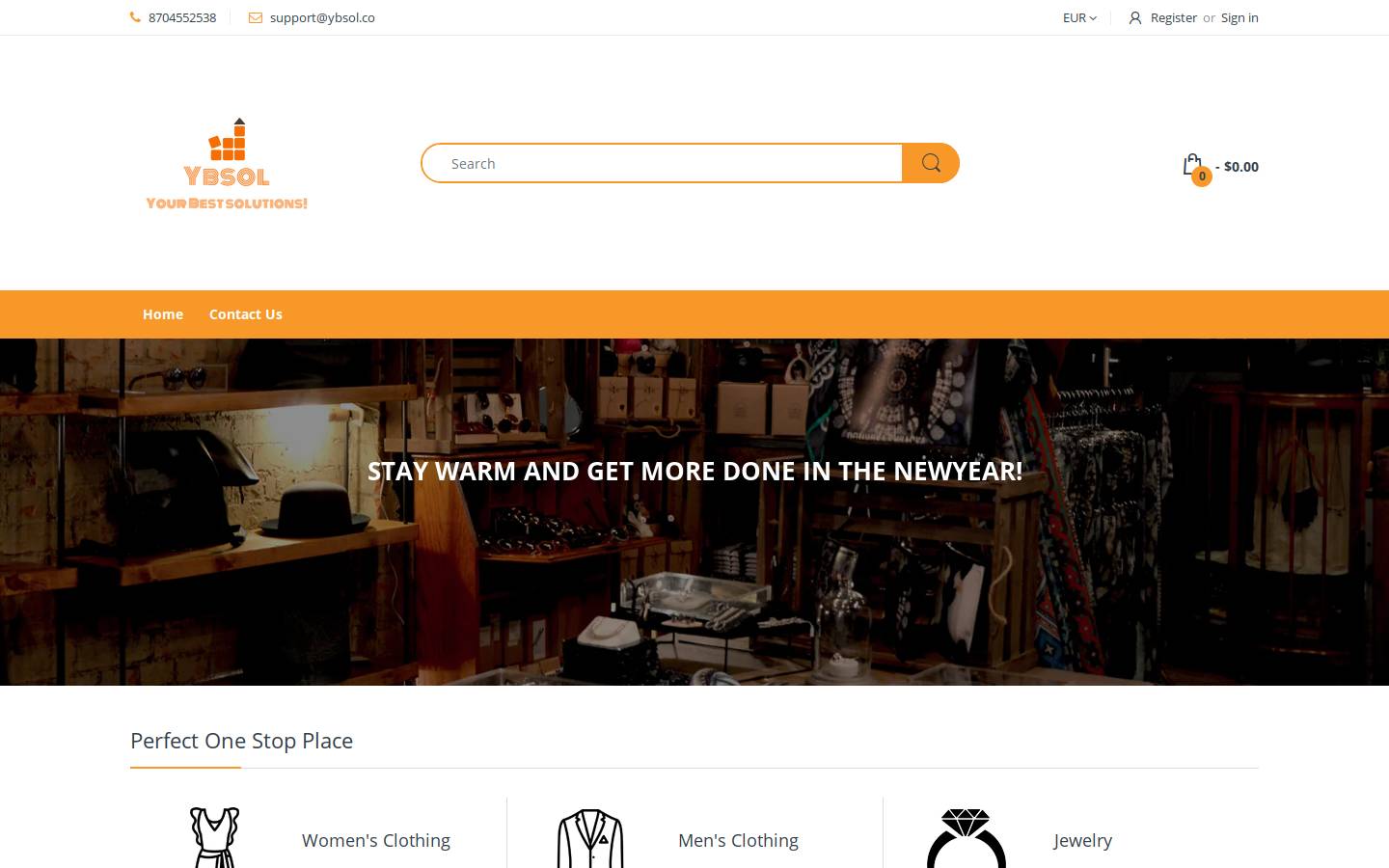 amoredemure.com homepage screenshot