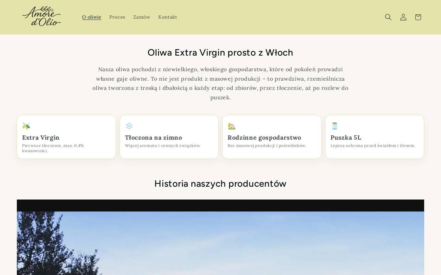 amoredolio.com homepage screenshot