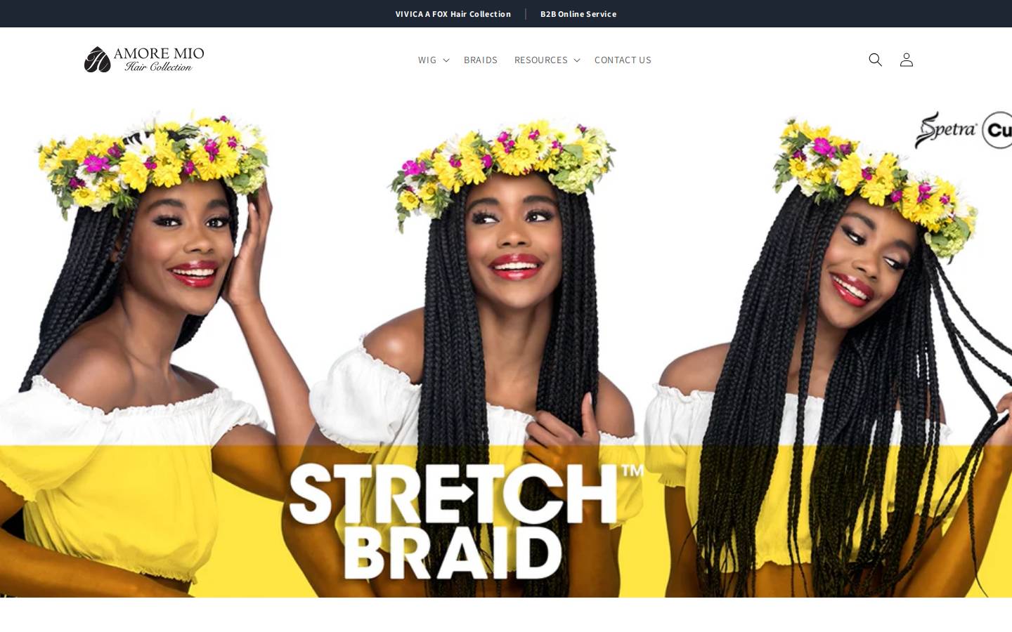 amoremiohair.com homepage screenshot