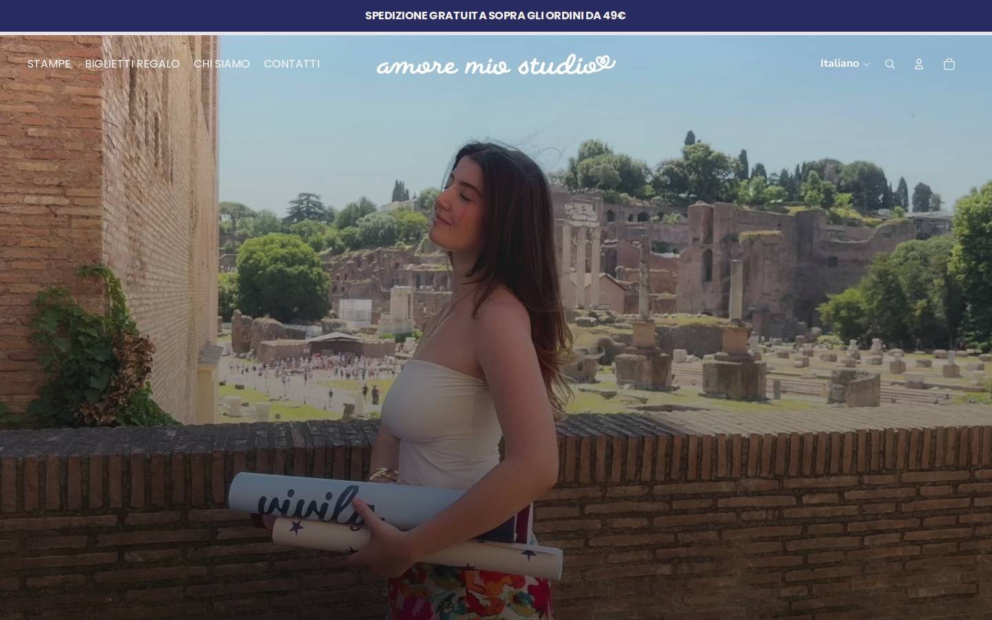 amoremiostudio.com homepage screenshot