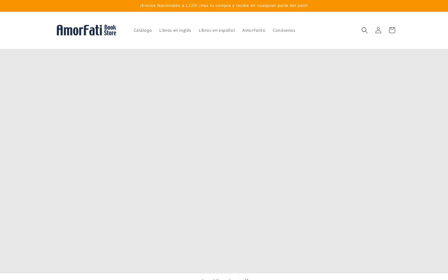 amorfatibookstore.com homepage screenshot
