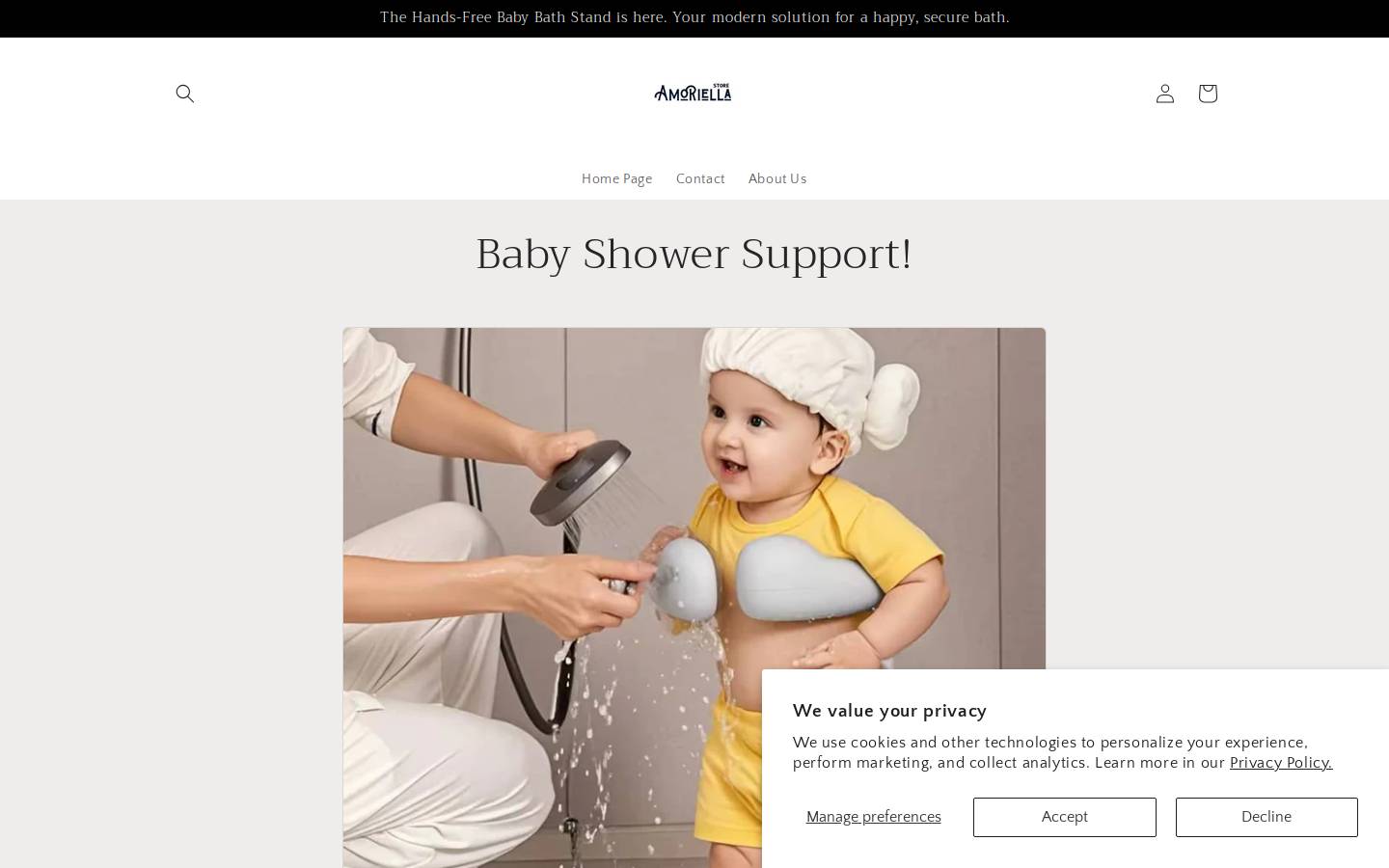 amoriella.com homepage screenshot