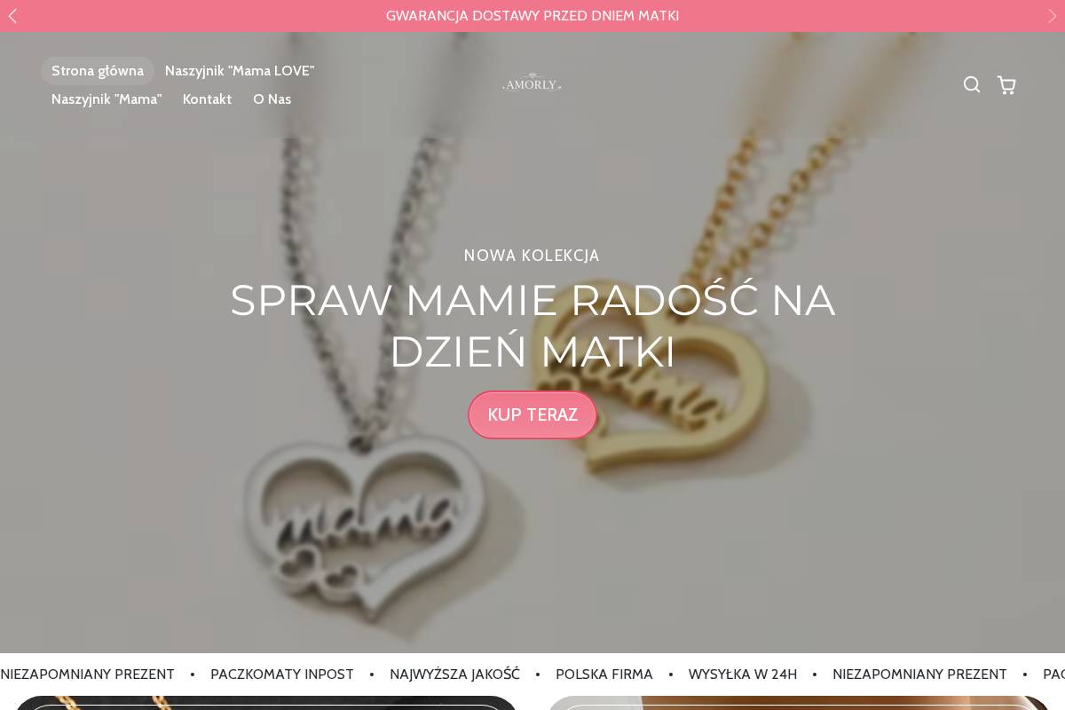 amorly.pl homepage screenshot