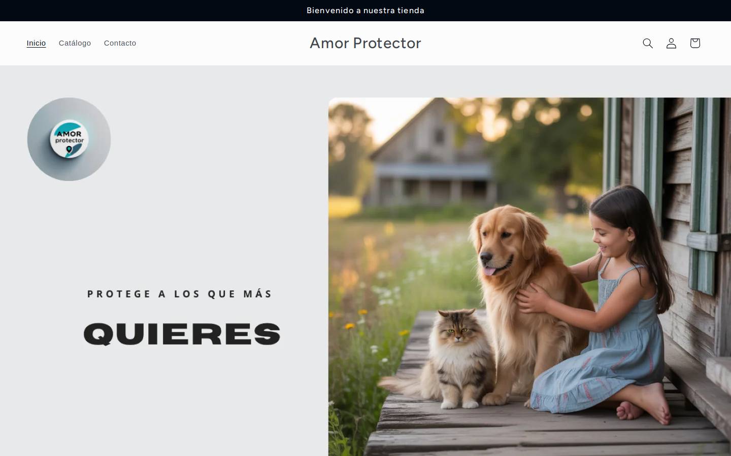 amorprotector.com homepage screenshot
