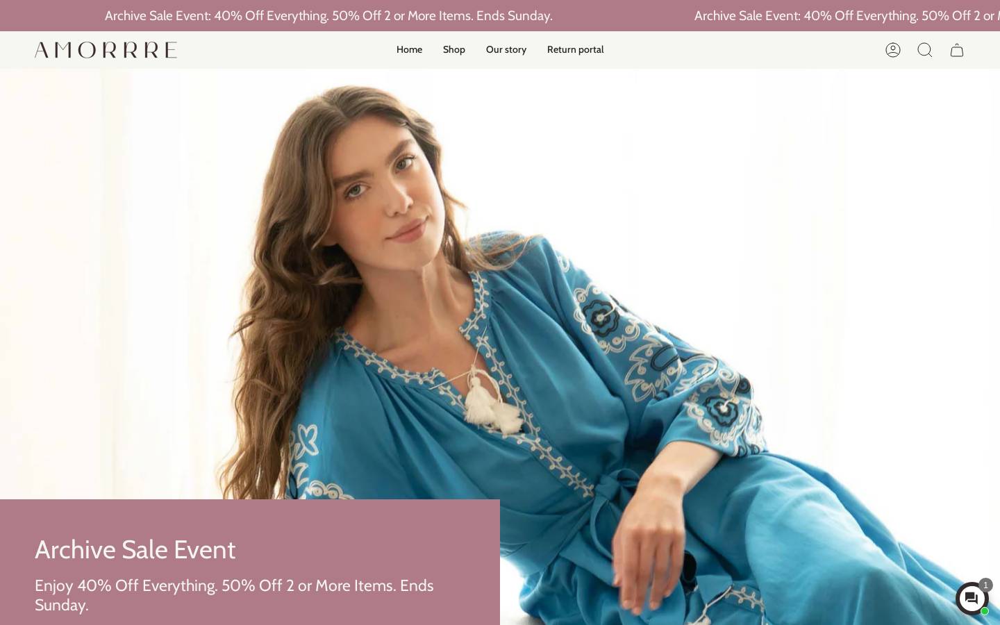amorrre.com homepage screenshot