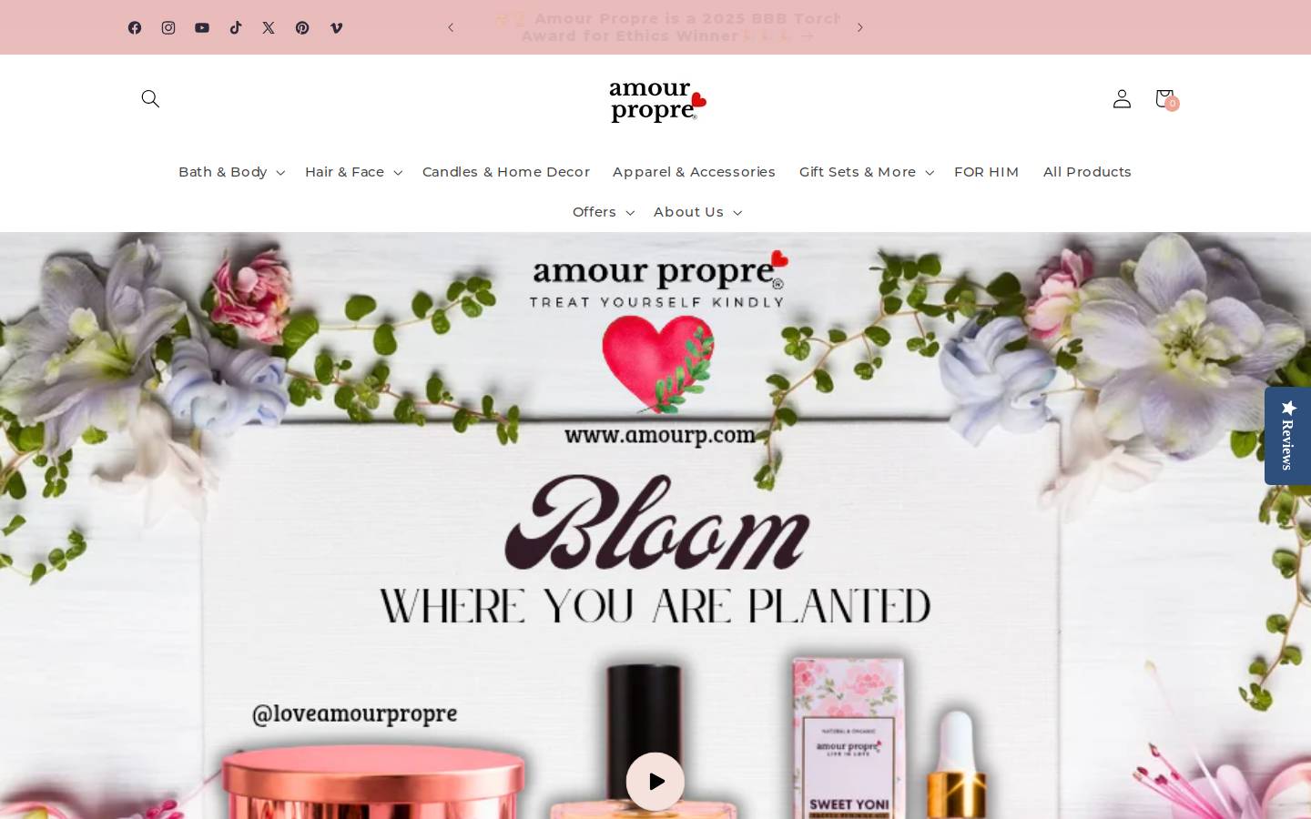 amour4him.com homepage screenshot