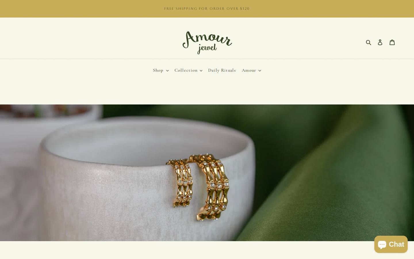 amourjewel.com homepage screenshot