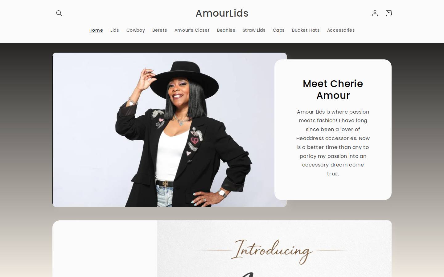 amourlids.com homepage screenshot