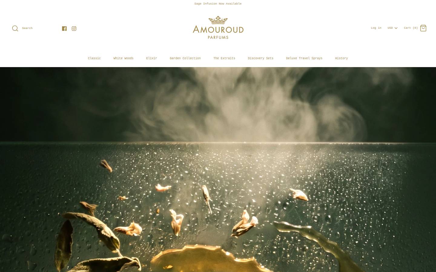 amouroud.com homepage screenshot