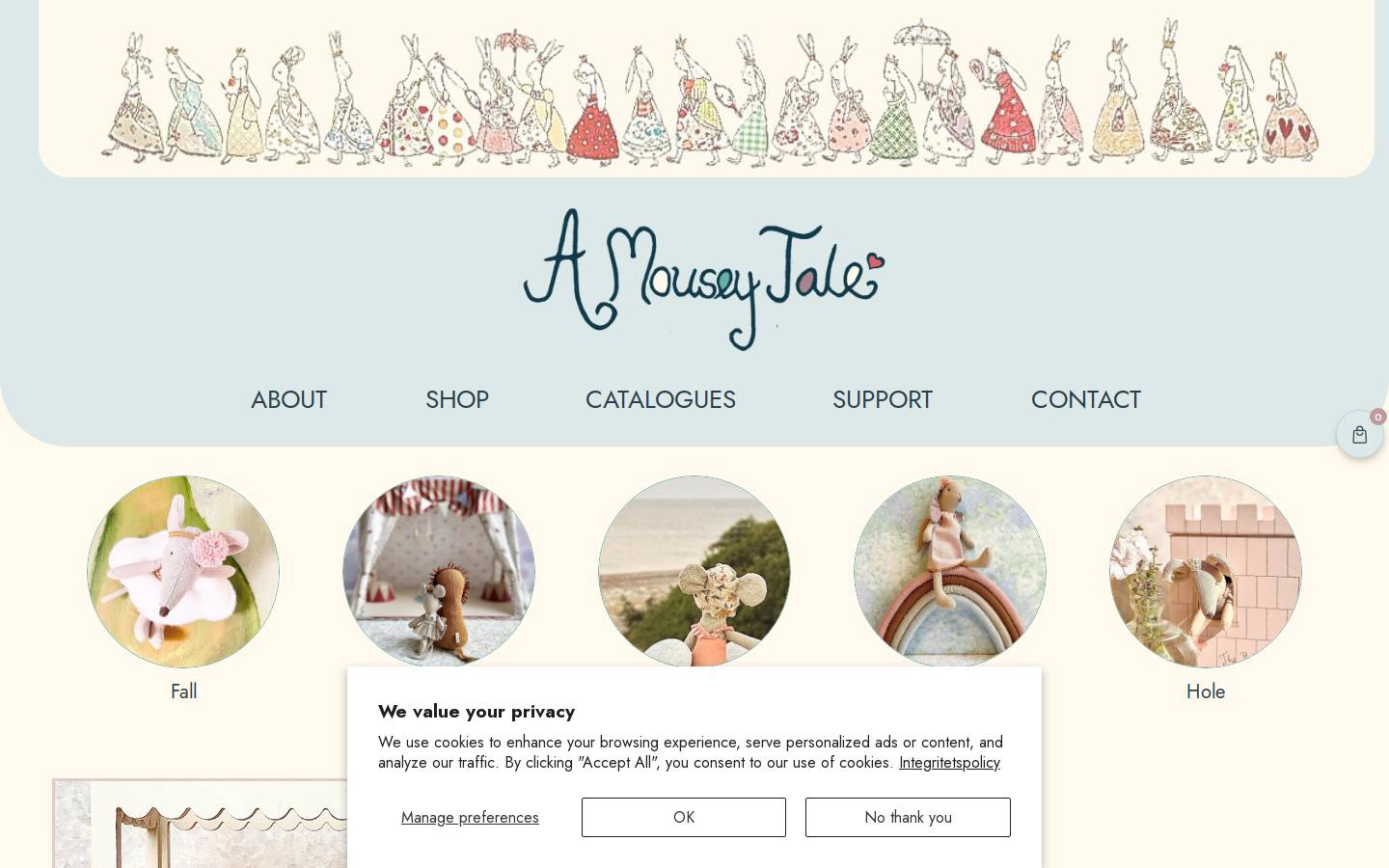 amouseytale.com homepage screenshot