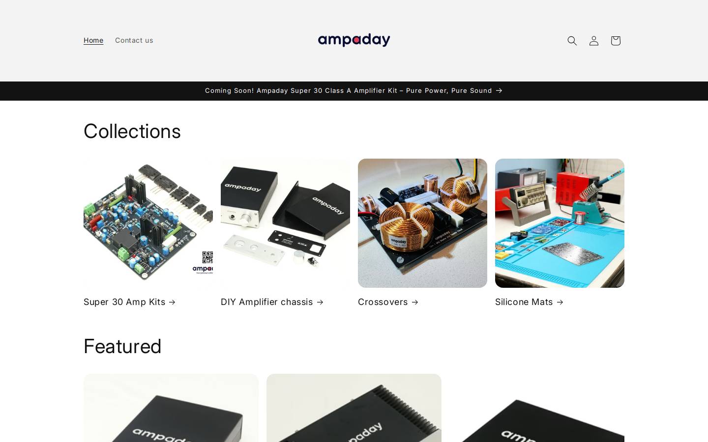 ampaday.com homepage screenshot