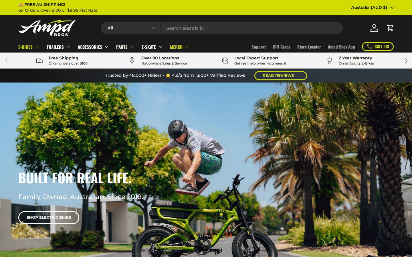 ampdbros.com homepage screenshot