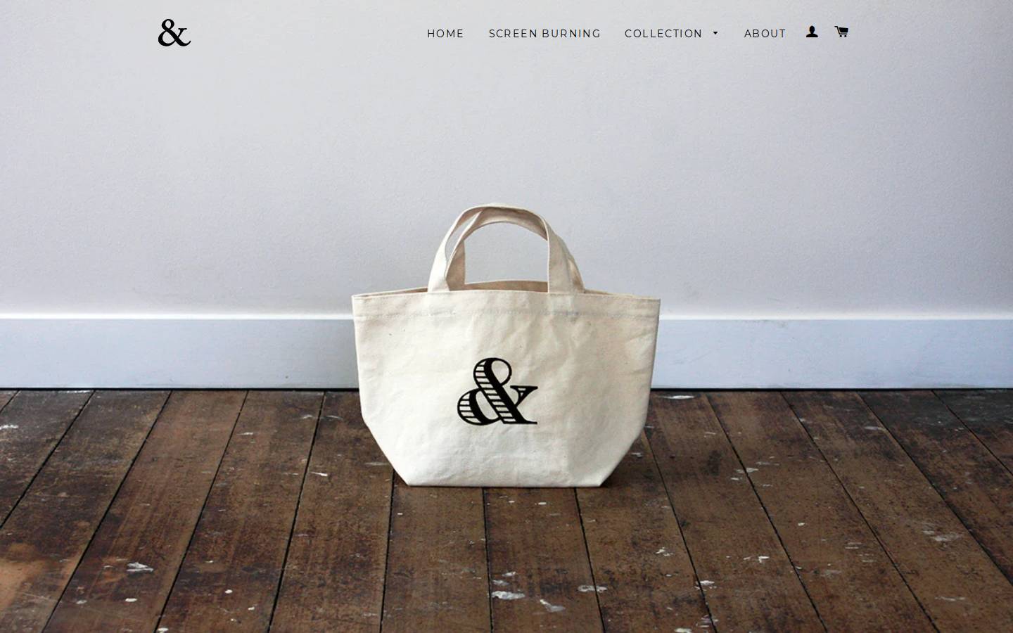 ampersanddesign.co.nz homepage screenshot