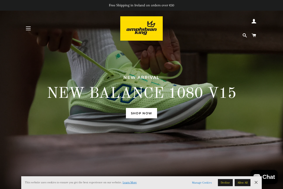 Amphibian King homepage screenshot