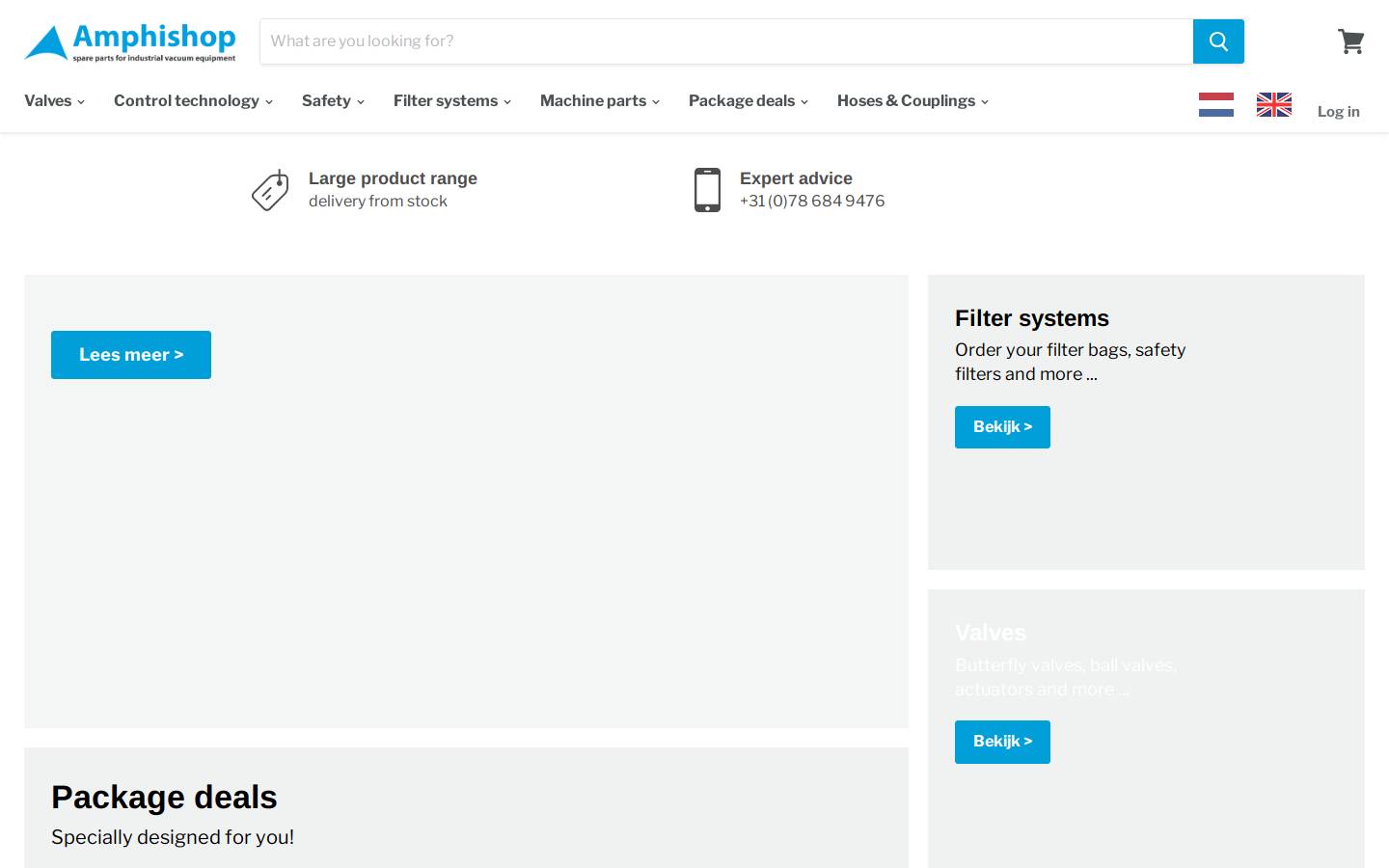 amphishop.com homepage screenshot