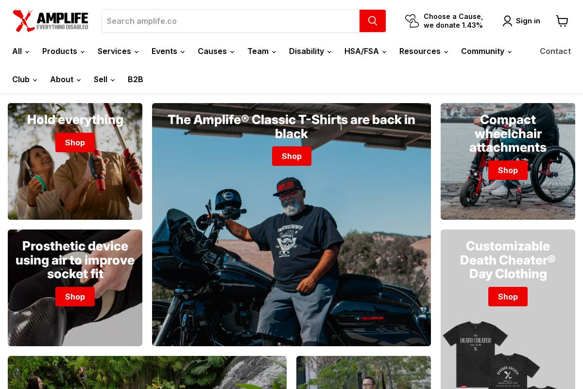 amplife.co homepage screenshot