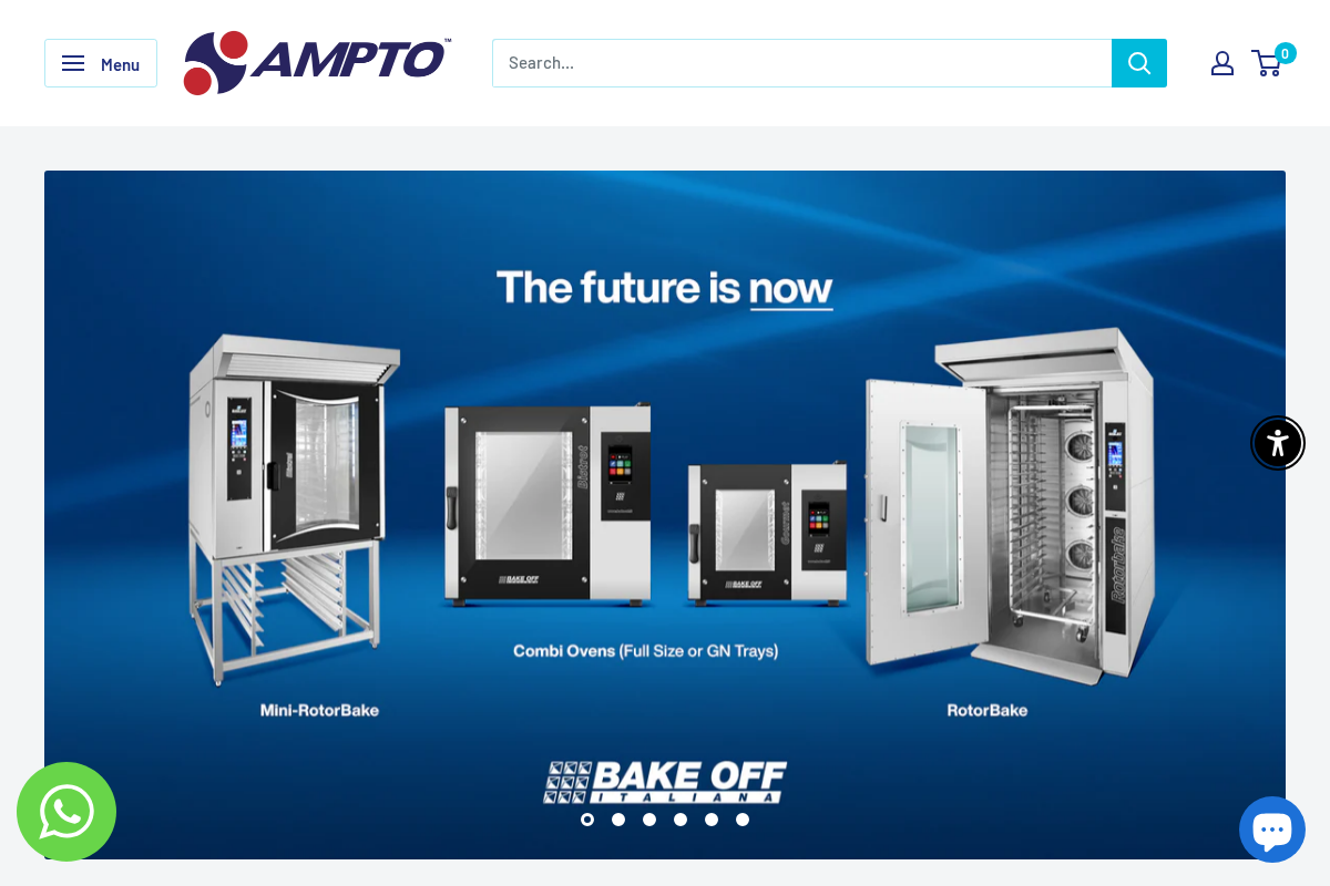 AMPTO homepage screenshot