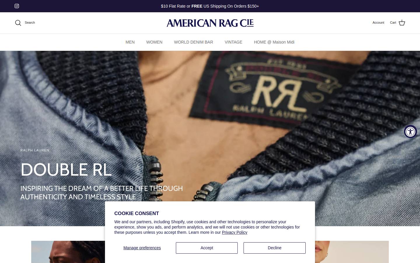 amrag.com homepage screenshot