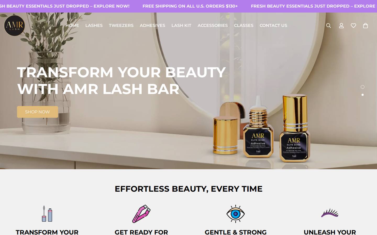 amrlash.com homepage screenshot