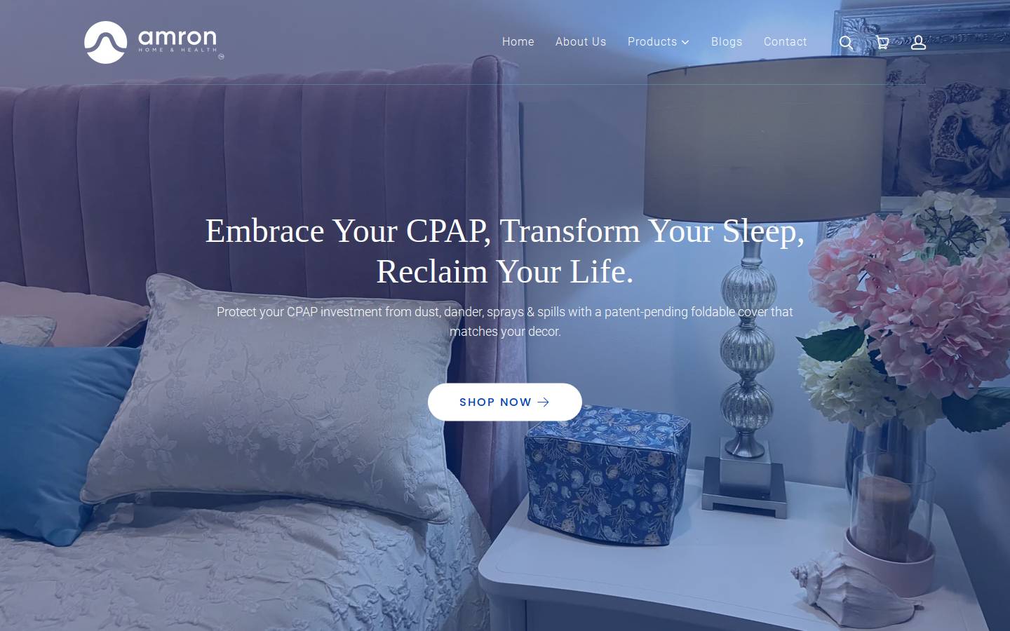 amronhomeandhealth.com homepage screenshot