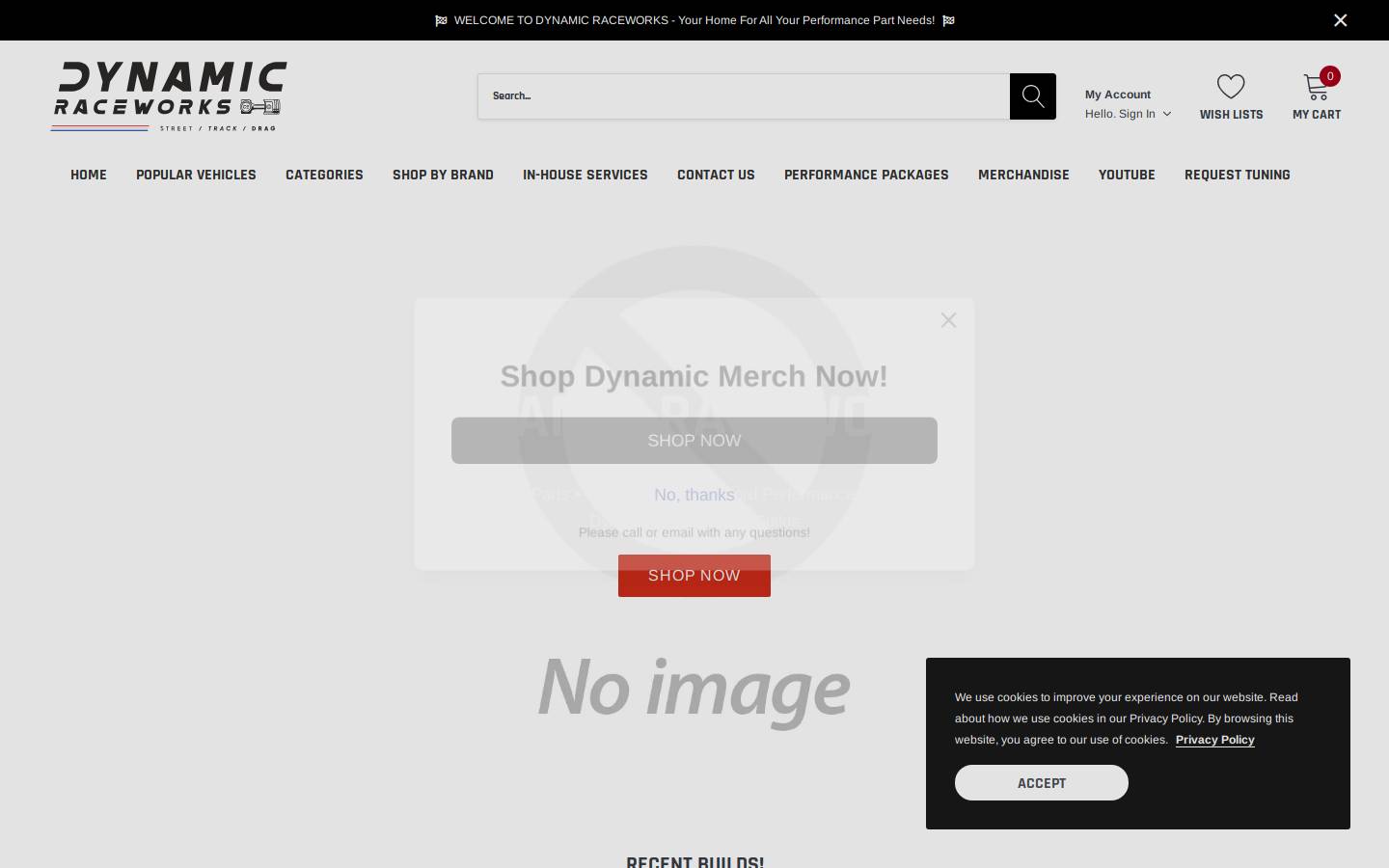 ams-motorsports.com homepage screenshot