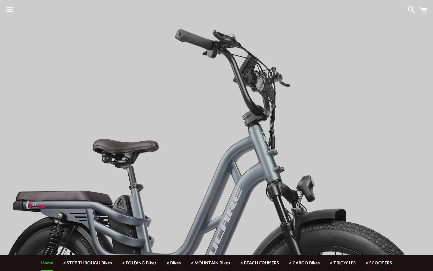 amsebikes.com homepage screenshot