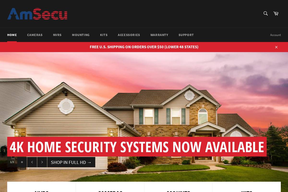 AmSecu homepage screenshot