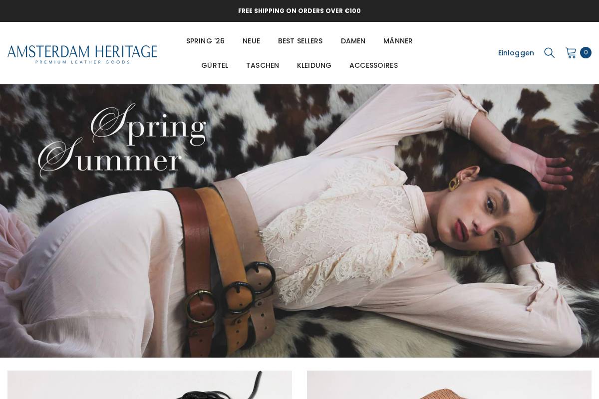 amsterdamheritage.com homepage screenshot