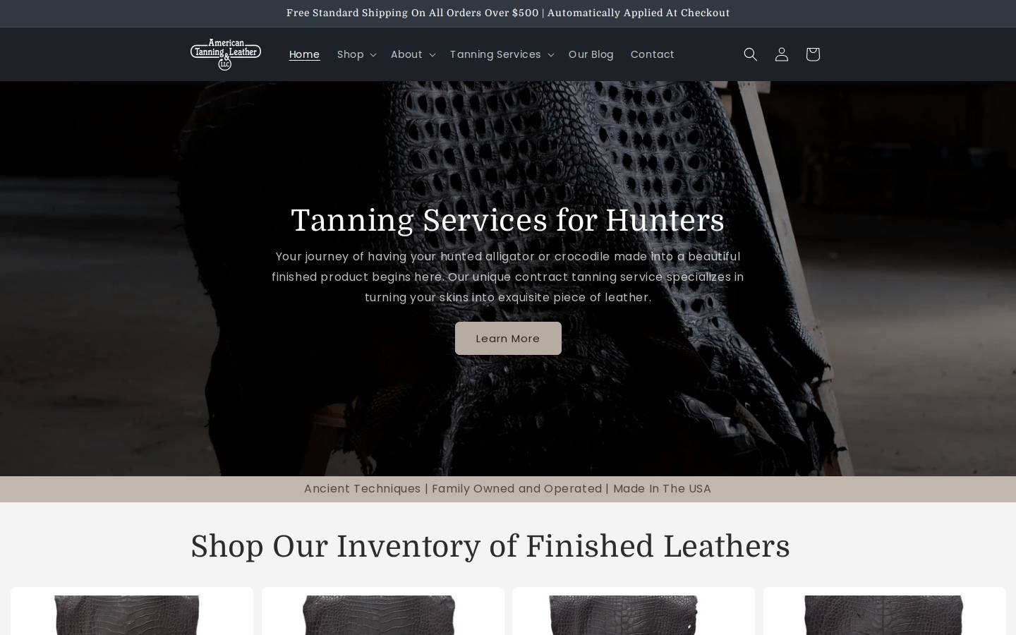 amtan.com homepage screenshot
