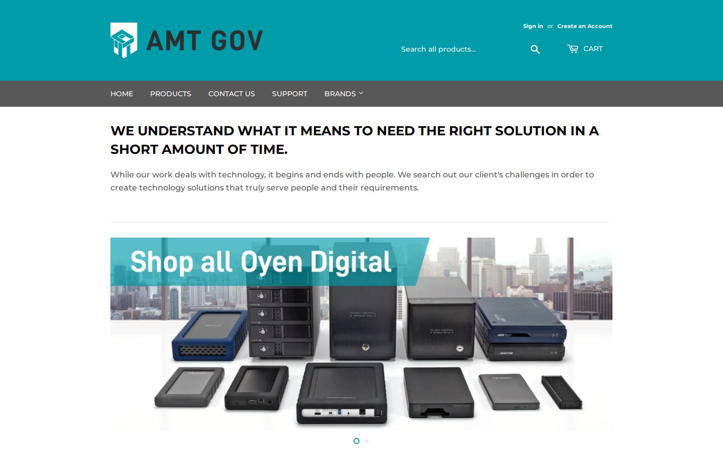 amtgov.com homepage screenshot