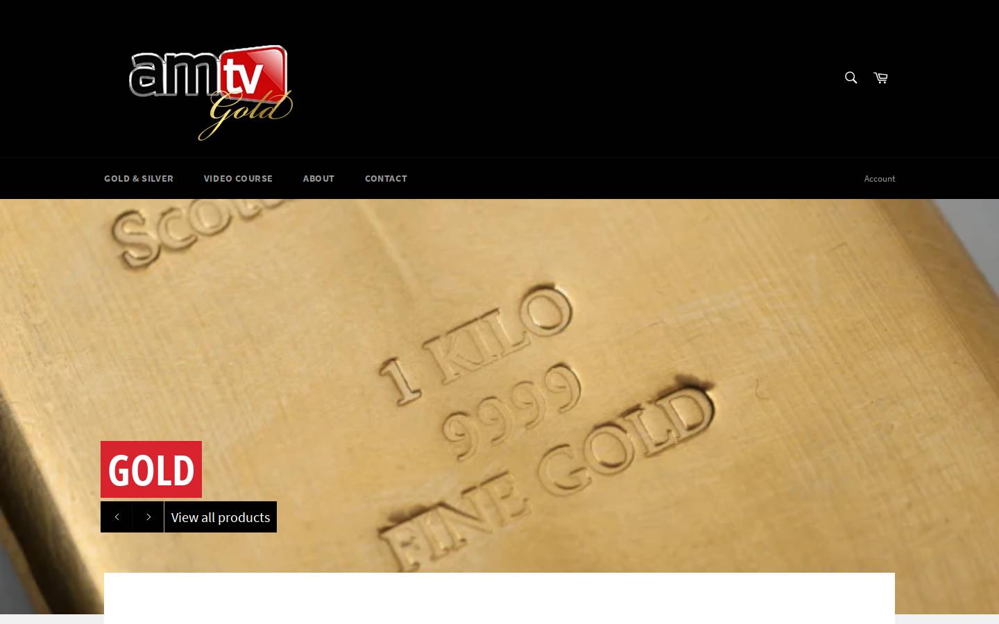 amtvgold.com homepage screenshot