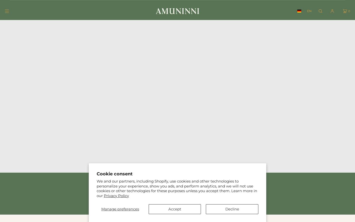 amuninni.com homepage screenshot