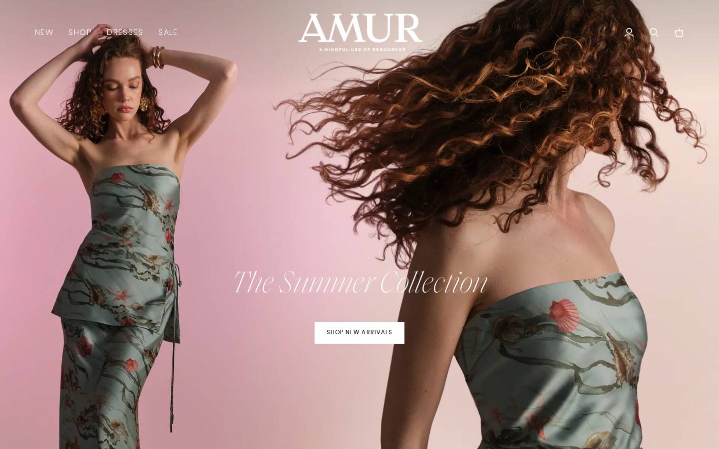 amur.com homepage screenshot