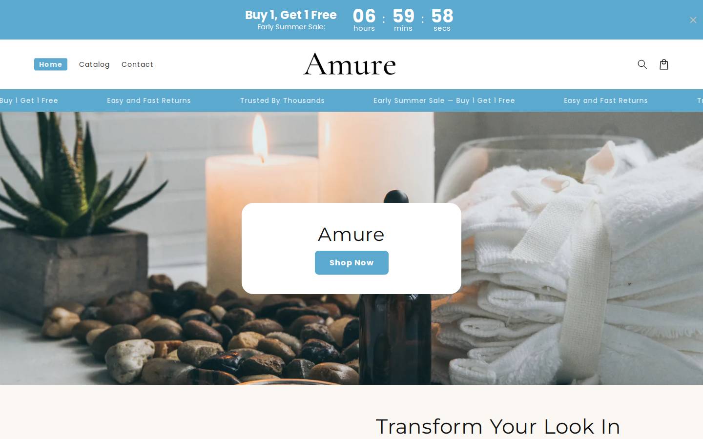 amureco.com homepage screenshot