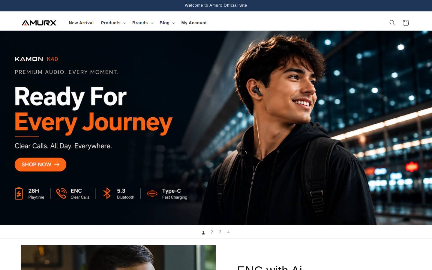 amurx.com homepage screenshot