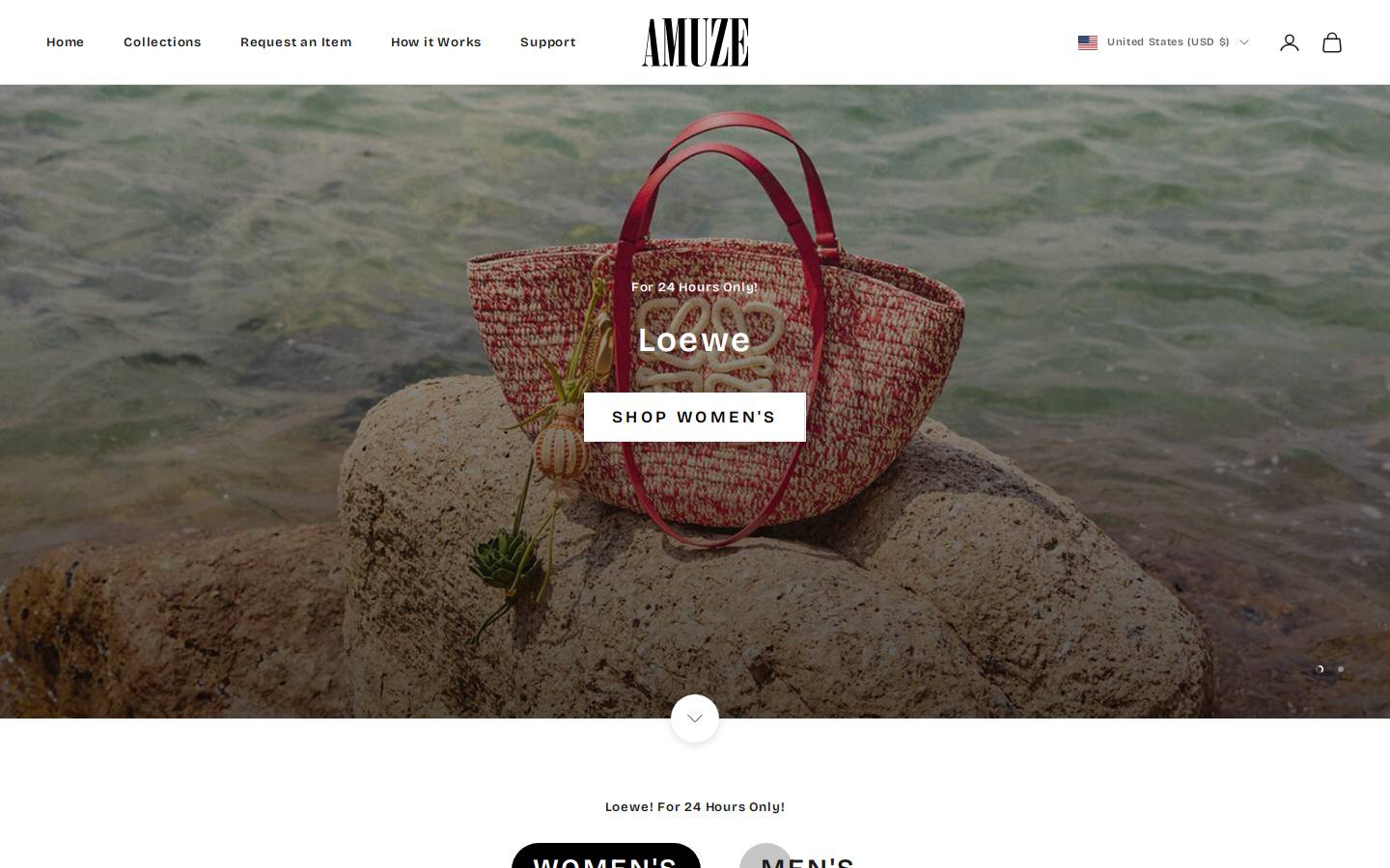 amuzegram.com homepage screenshot