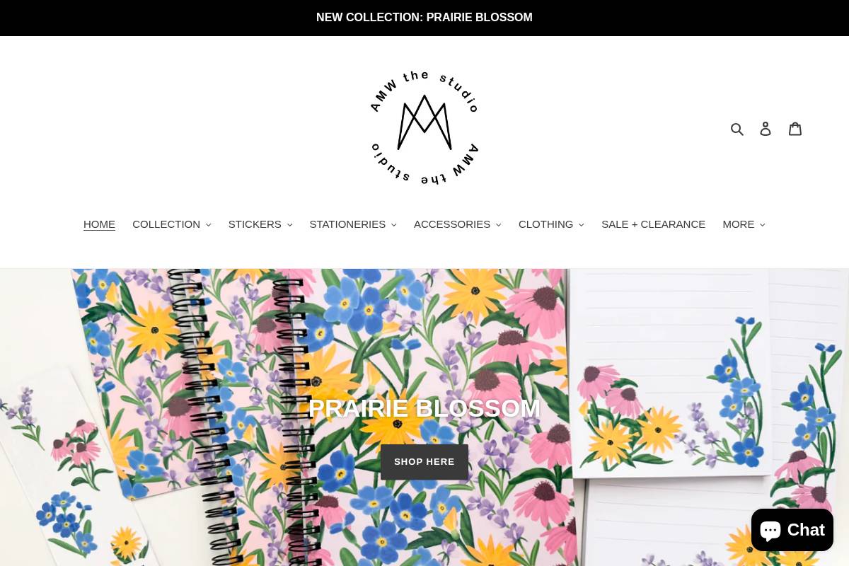 amwthestudio.com homepage screenshot