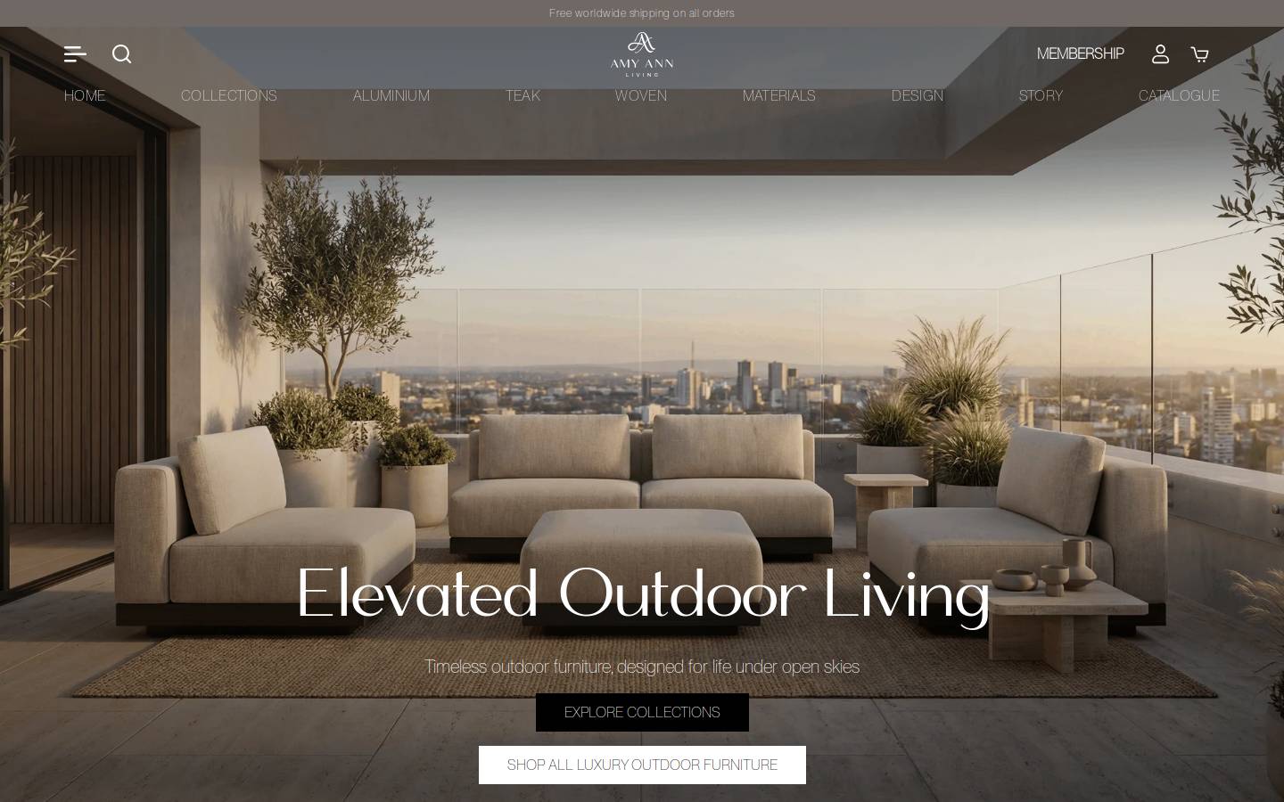 Amyannliving homepage screenshot
