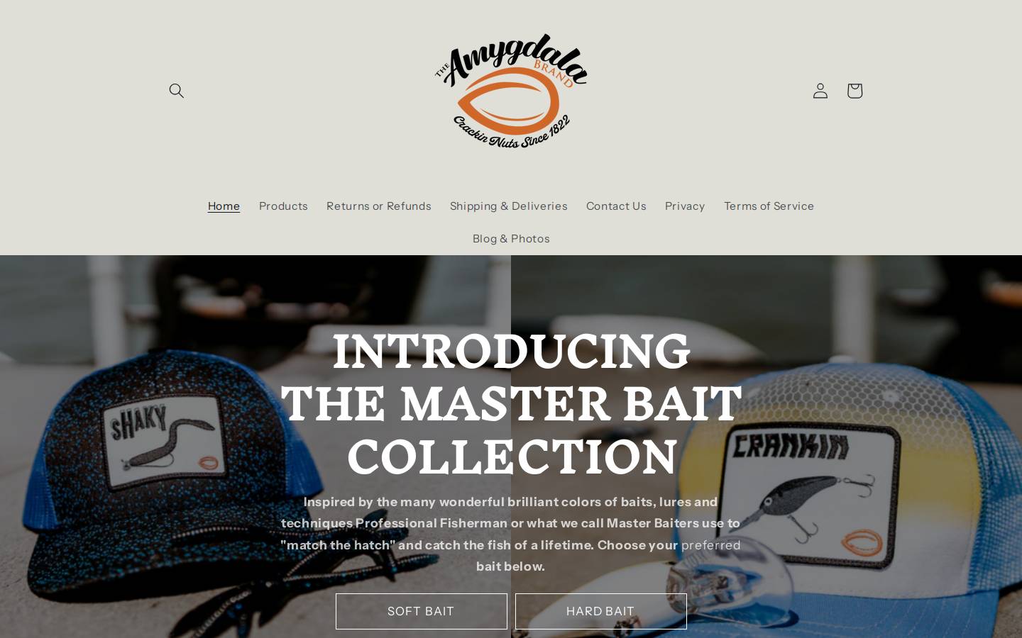 amygdalabrand.com homepage screenshot